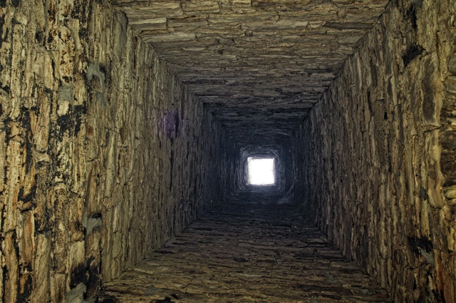 wnętrze komina